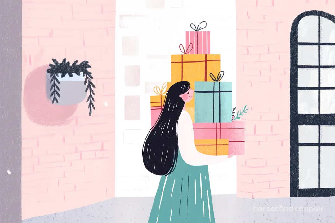 Does God always keep his promises? | Vector Illustration of a woman holding an armful of presents representing God's gifts